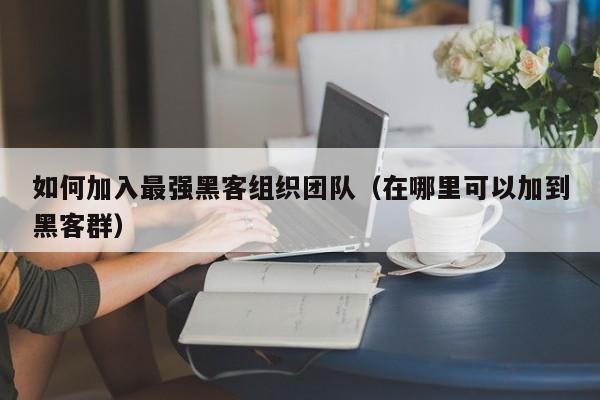 如何加入最强黑客组织团队（在哪里可以加到黑客群）